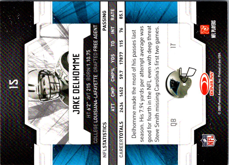 2009 Donruss Elite Retail Jake Delhomme