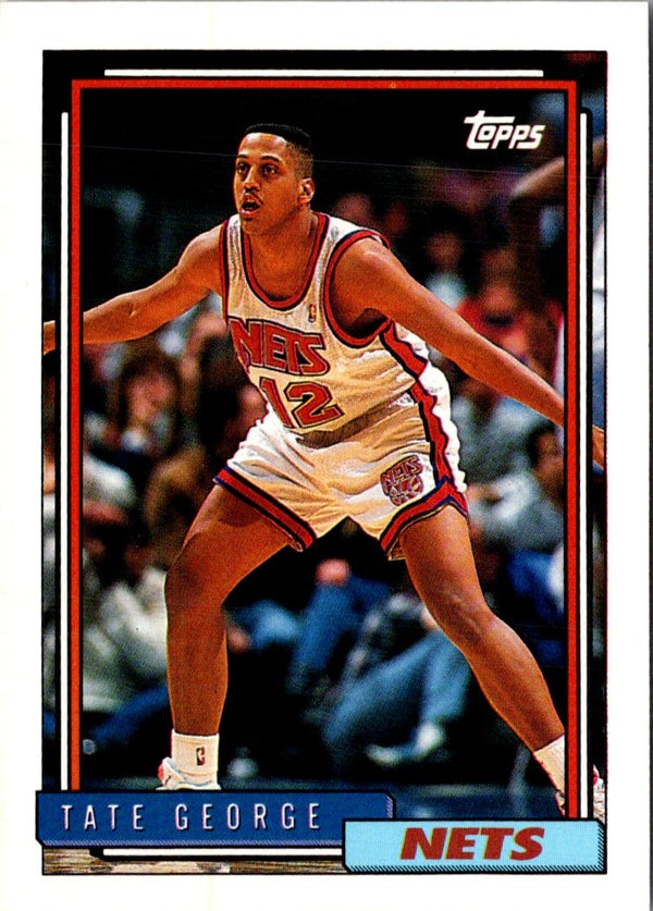1992 Topps Tate George #314