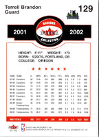 2001 Fleer Shoebox Terrell Brandon #129