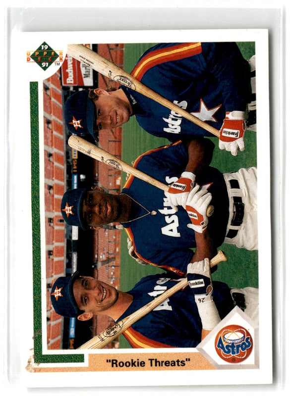 1991 Upper Deck Jeff Bagwell/Luis Gonzalez/Karl Rhodes #702