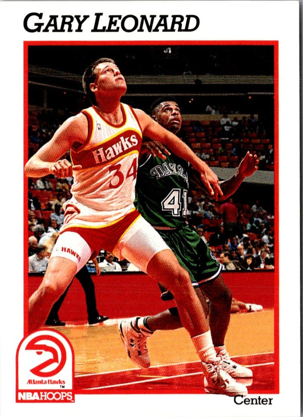 1991 Hoops Gary Leonard #334 Rookie