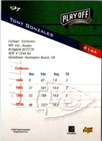 1997 Playoff Zone Tony Gonzalez #144 Rookie