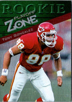 1997 Playoff Zone Tony Gonzalez #144 Rookie