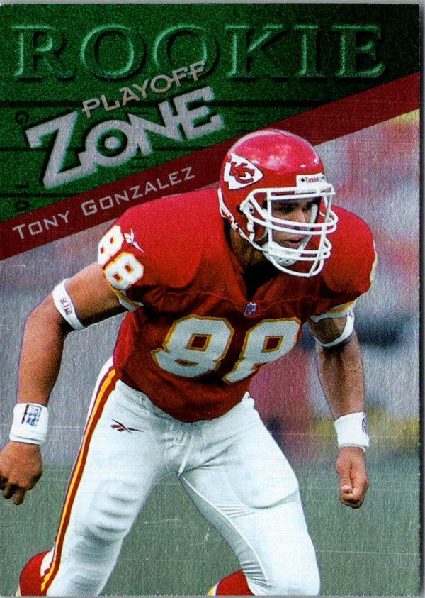 1997 Playoff Zone Tony Gonzalez #144 Rookie