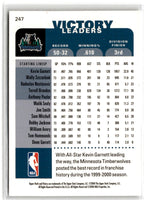 2000 Upper Deck Victory Kevin Garnett #247