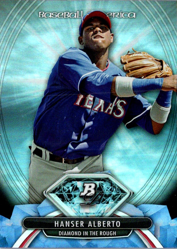 2013 Bowman Platinum Diamond in the Rough Hanser Alberto #DIR-HA