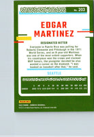 2023 Donruss Holo Blue Edgar Martinez #203