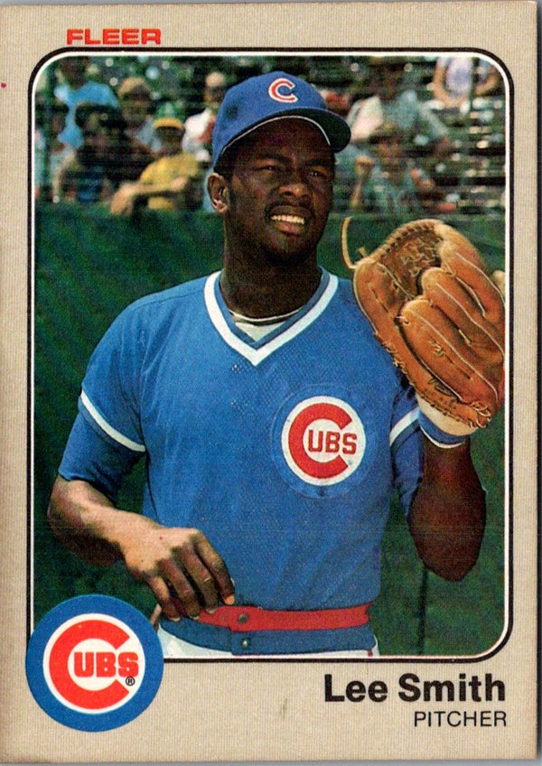 1983 Fleer Lee Smith #508