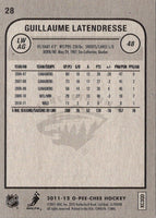 2011 O-Pee-Chee Guillaume Latendresse #28