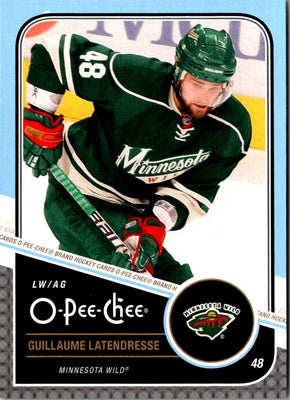 2011 O-Pee-Chee Guillaume Latendresse #28