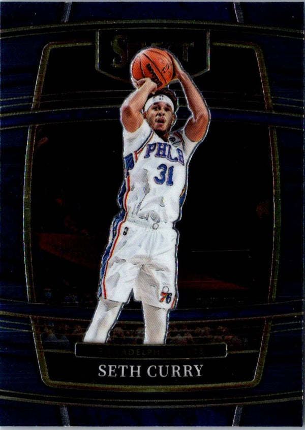 2021 Panini Select Blue Seth Curry #84