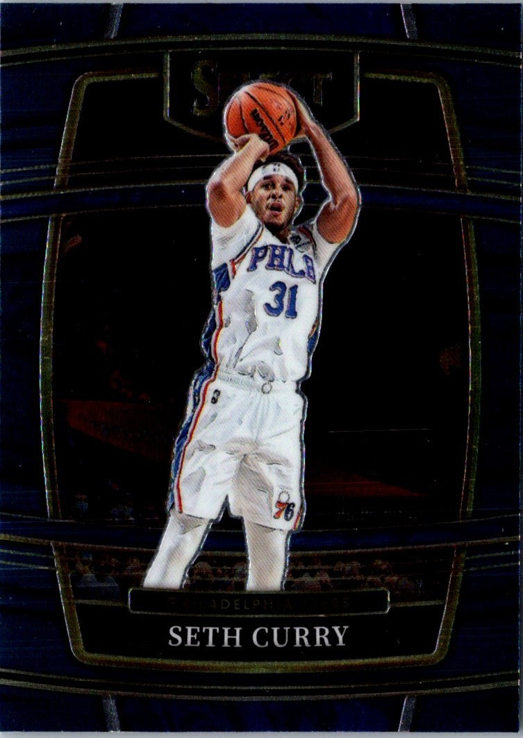 2021 Panini Select Blue Seth Curry