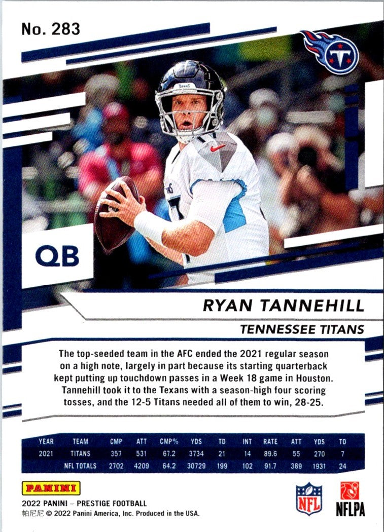 2022 Panini Prizm Blue Ryan Tannehill