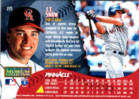 1995 Pinnacle J.T. Snow #215