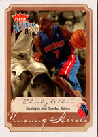 2002 Fleer Platinum Chucky Atkins #150