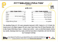 2022 Topps Pittsburgh Pirates #646