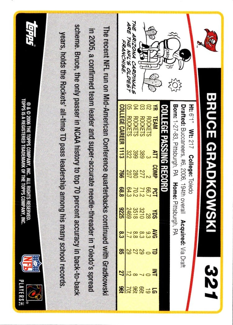 2006 Topps Bruce Gradkowski