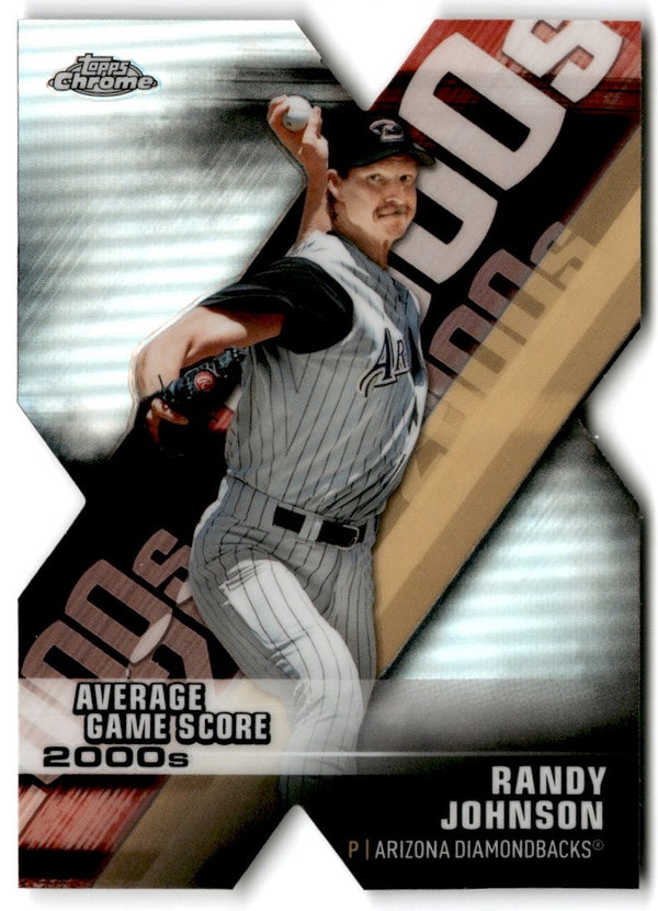 2020 Topps Chrome Decade of Dominance Die Cut Randy Johnson #DOD-9