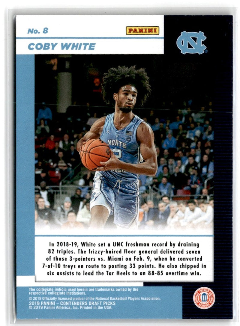 2019 Donruss Rated Rookies Coby White