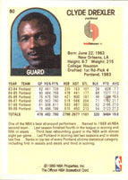 1990 Hoops Clyde Drexler #80