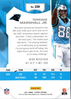 2021 Panini Playoff Terrace Marshall Jr. #220 Rookie