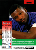 1992 SkyBox Andrew Lang #385