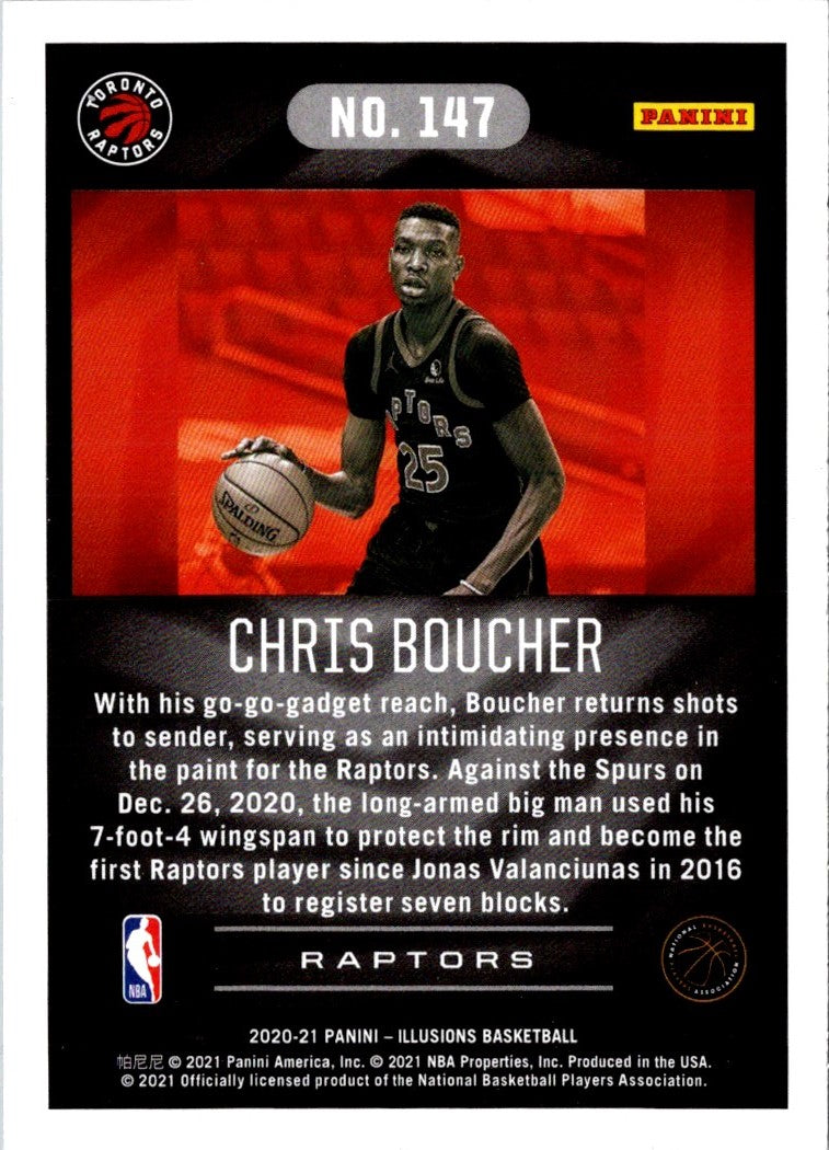 2020 Panini Illusions Asia Red Chris Boucher