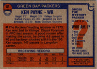1976 Topps Ken Payne #81 Rookie