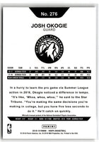 2018 Hoops Blue Josh Okogie #276