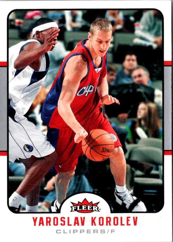 2006 Fleer Yaroslav Korolev #80