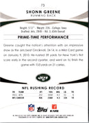 2012 Topps Prime Shonn Greene