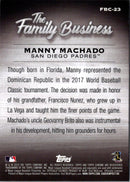 2019 Topps Chrome Update Edition The Family Business Manny Machado