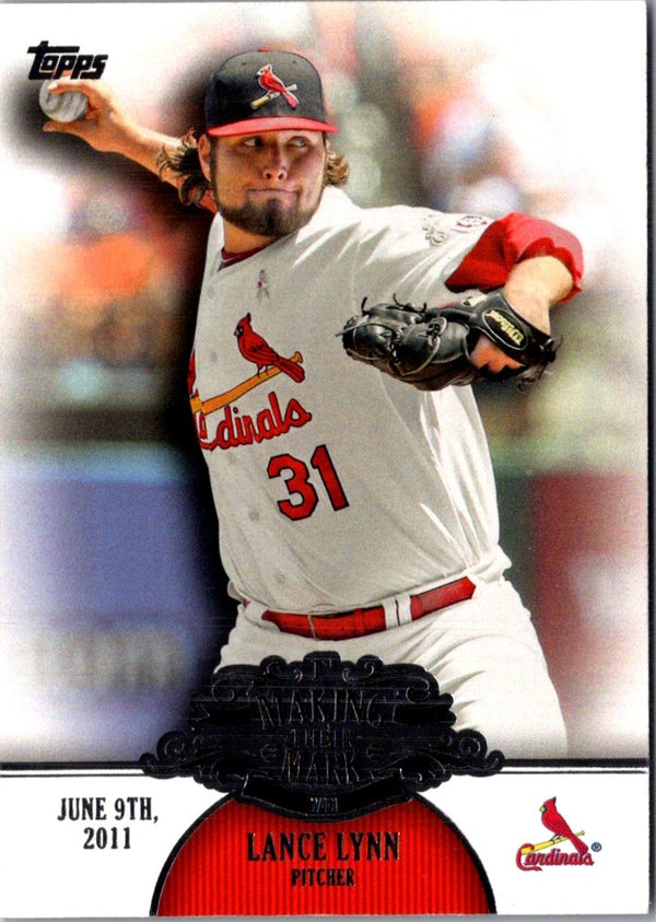 2013 Topps Making Their Mark Lance Lynn #MM-14