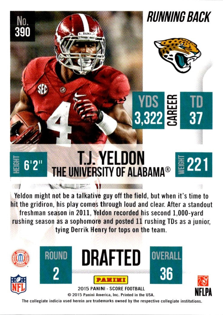 2015 Score T.J. Yeldon