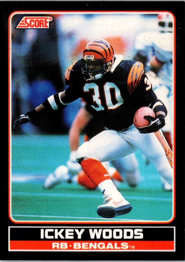 1990 Score Young Superstars Ickey Woods #3