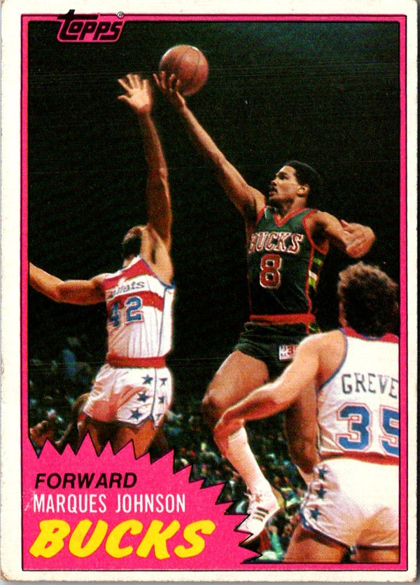1981 Topps Marques Johnson #24