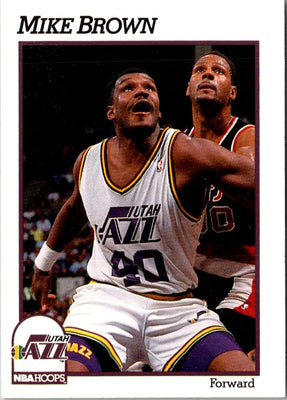 1991 Hoops Mike Brown #206
