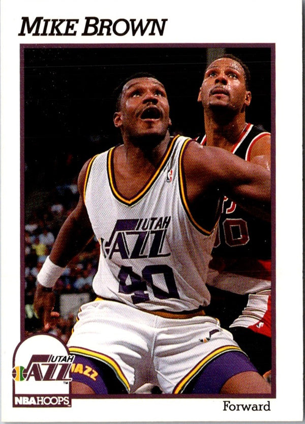 1991 Hoops Mike Brown #206