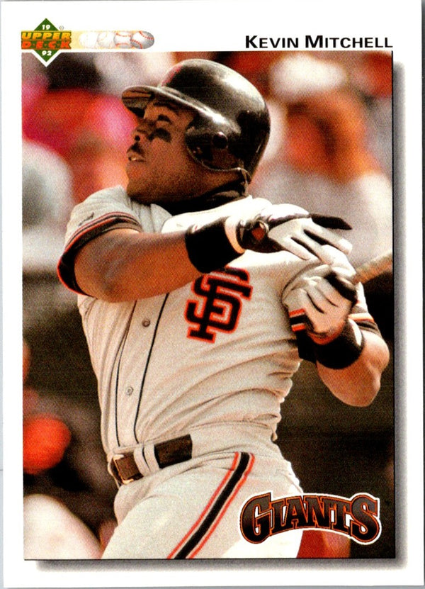 1992 Upper Deck Gold Hologram Kevin Mitchell #266