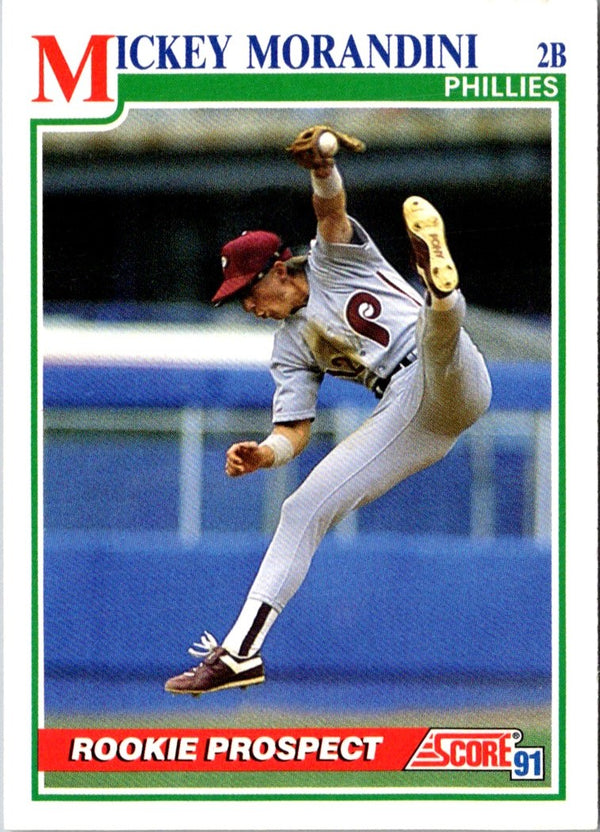 1991 Score Mickey Morandini #376