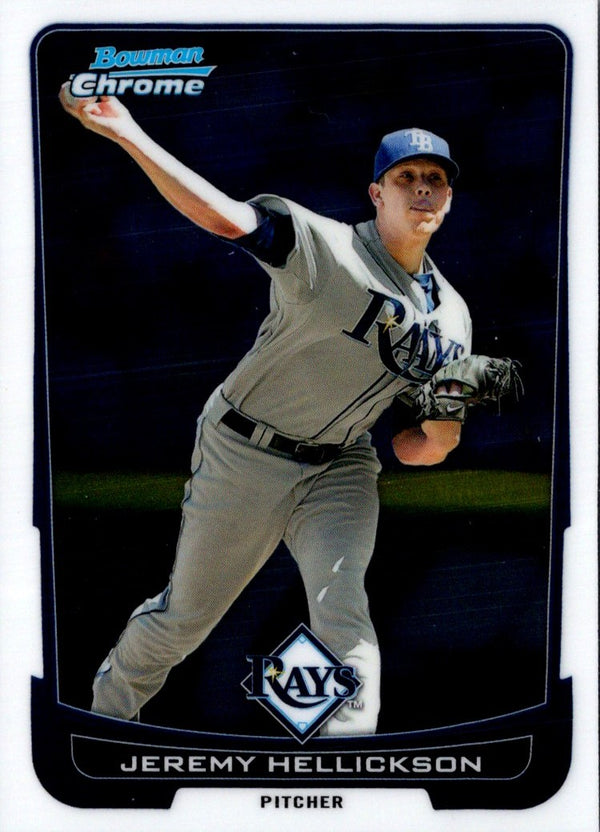 2012 Bowman Chrome Jeremy Hellickson #4