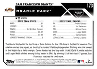 2023 Topps San Francisco Giants #173