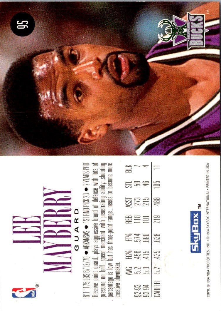 1994 SkyBox Lee Mayberry