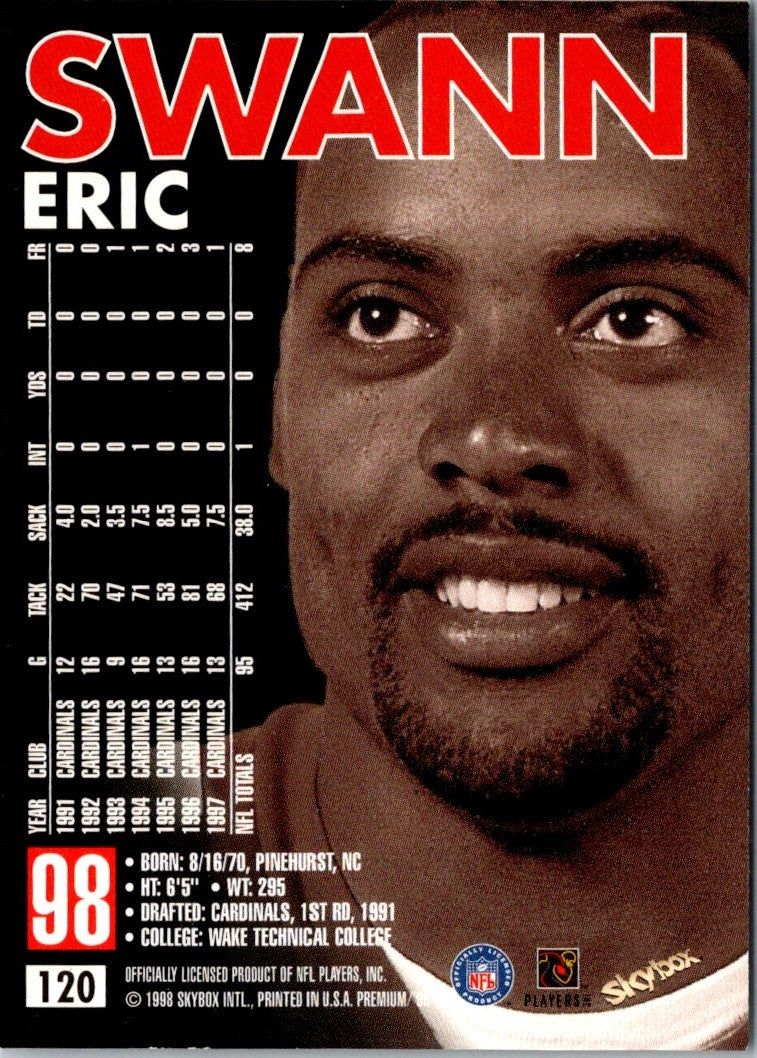 1998 SkyBox Premium Eric Swann