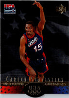 1996 Fleer Clyde Drexler/Hakeem Olajuwon #5