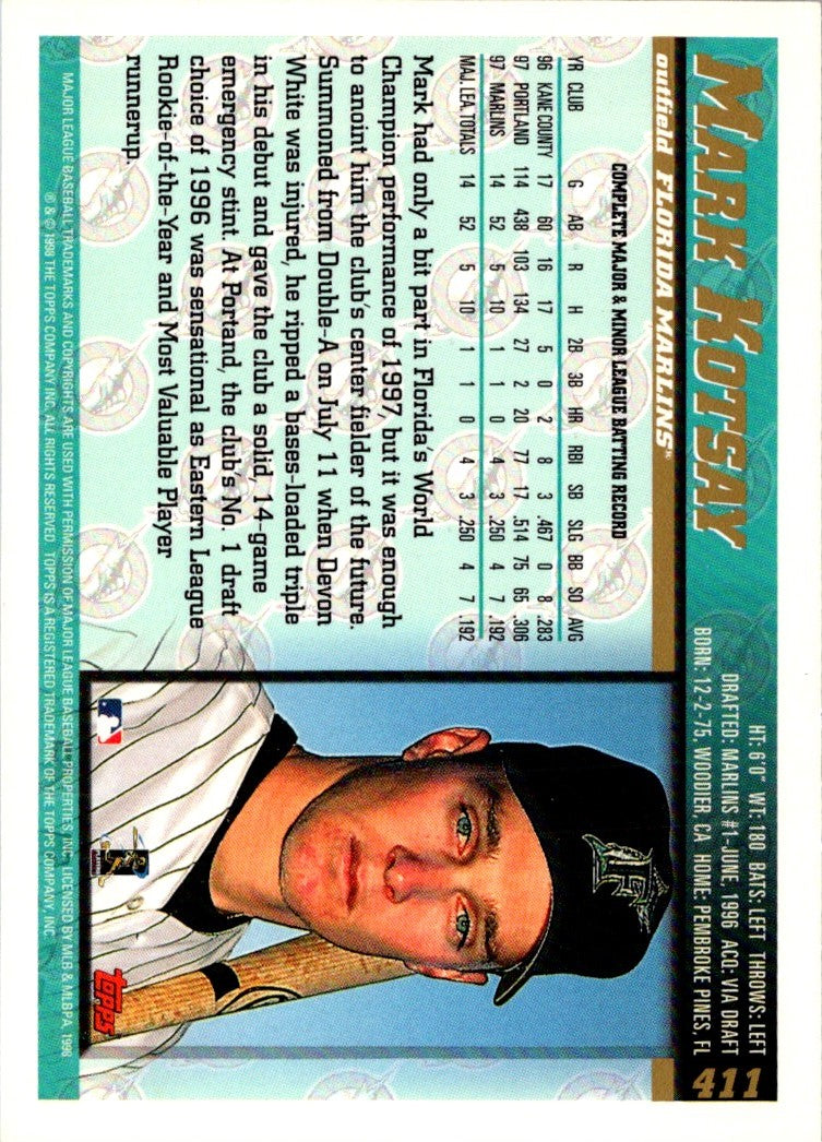 1998 Topps Minted in Cooperstown Mark Kotsay