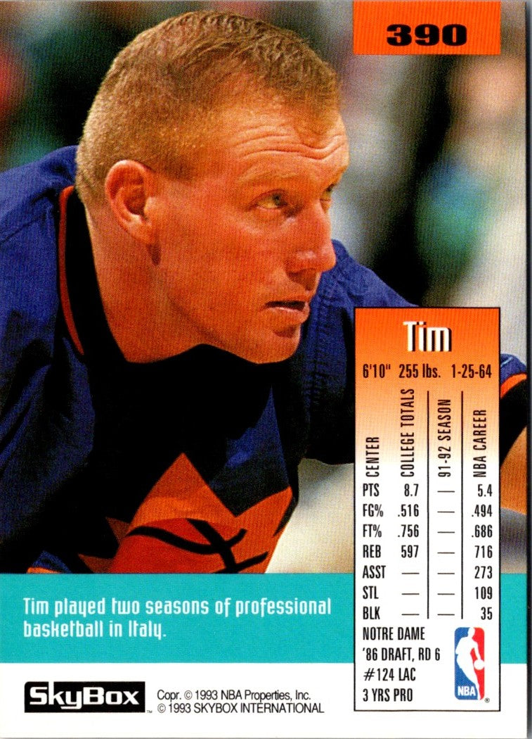 1992 SkyBox Tim Kempton