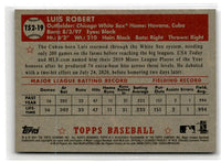 2021 Topps 1952 Redux Luis Robert #T52-19