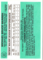 1984 Donruss Mike Warren #631 Rookie