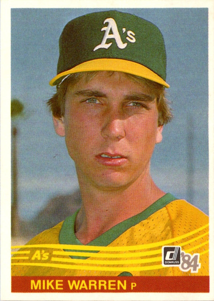 1984 Donruss Mike Warren